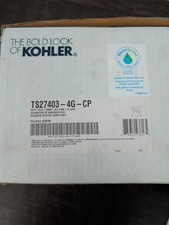 Kohler TS27403-4G-CP Riff Tub  Shower Faucet Trim Kit, 1.75 GPM, Chrome No Val