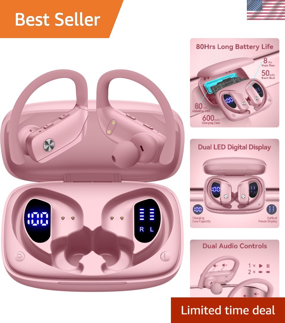 With Stereo Sound, 80h Playtime - Stylish Pink Design