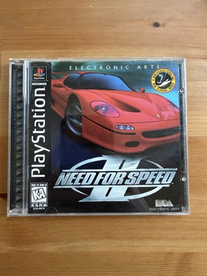 #ad #ad Need for Speed 2 Sony PlayStation 1 1997 Complete in Box Black Label $19.95