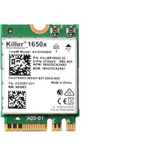 Intel AX200 Killer Wi-Fi 6 AX1650x 2230 2x2 AX BT No vPro Lenovo FRU 5W10V25806