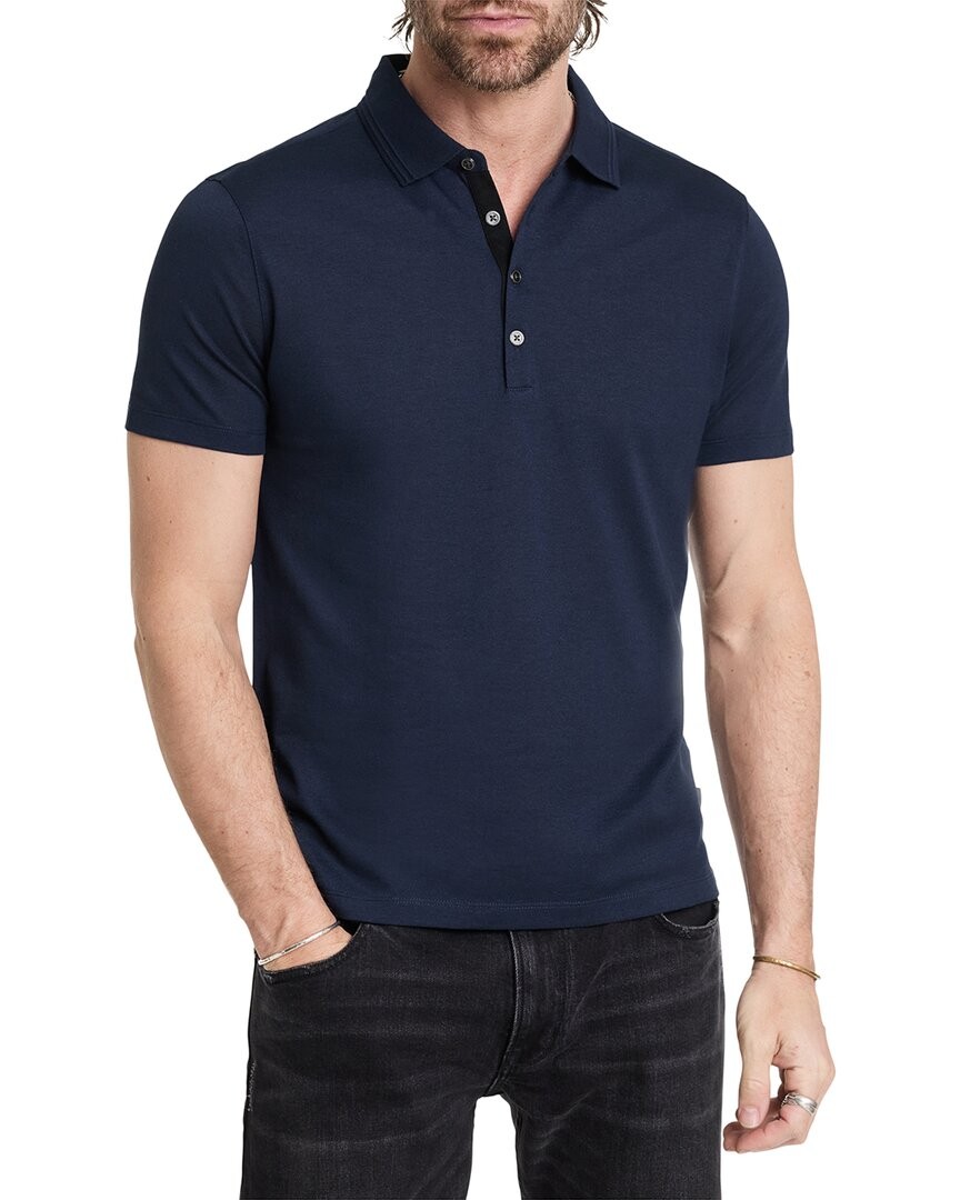 Мужская рубашка поло из полушерстяной ткани John Varvatos Vestry обычного покроя S 22990₽