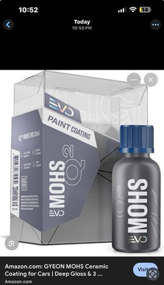 #ad #ad GYEON MOHS EVO Ceramic Coating 50ml $77.95