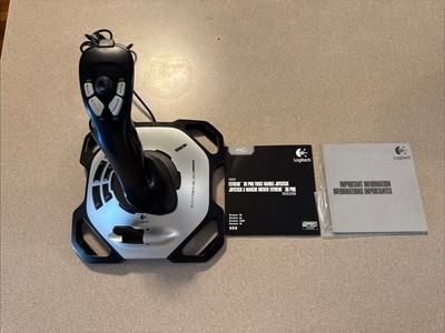 Logitech Extreme 3D Pro Flight Simulator Joystick Controller USB Wired-Disc