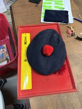 Vintage British Scottish Glengarry Balmoral Bonnet Beret Cap Hat Army Size 64