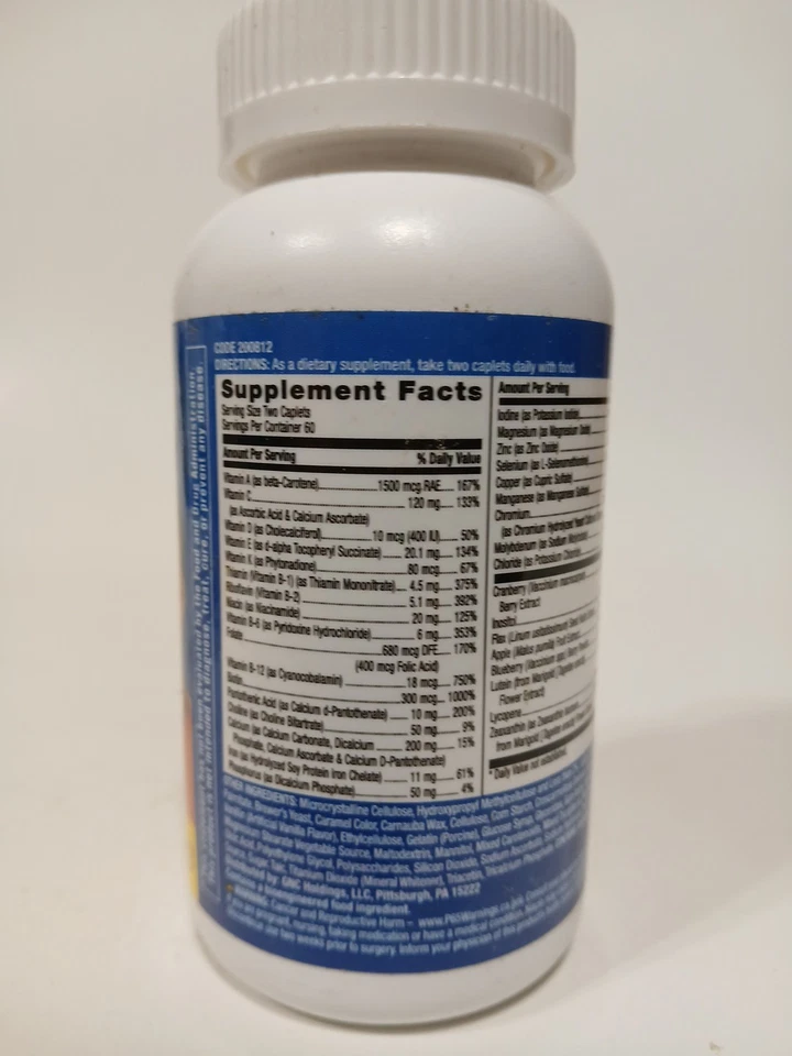 Multivitamínico adolescente Milestones para niños 12-17, apoya la energía, los músculos, la piel Foto 2 de 3