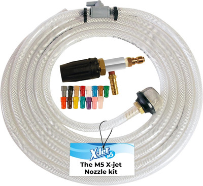 X-Jet M5#7 Kit: 2-2.5 GPM Adjustable Long-Range Nozzle, 2000-4500 PSI Pressure