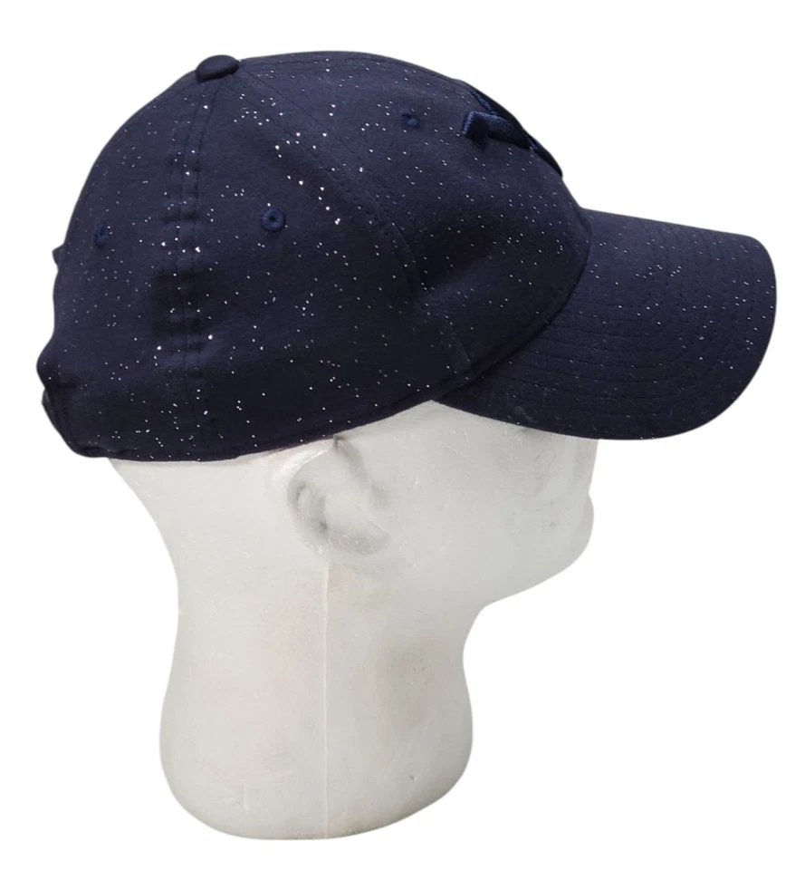 West Virginia Mountaineers NCAA New Era Azul con Brillo Plateado Gorra con Correa Foto 4 de 4