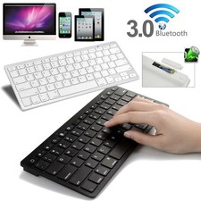 Bluetooth Wireless Keyboard for Apple iPad 7 8 9 10 11 Mac Computer PC Macbook