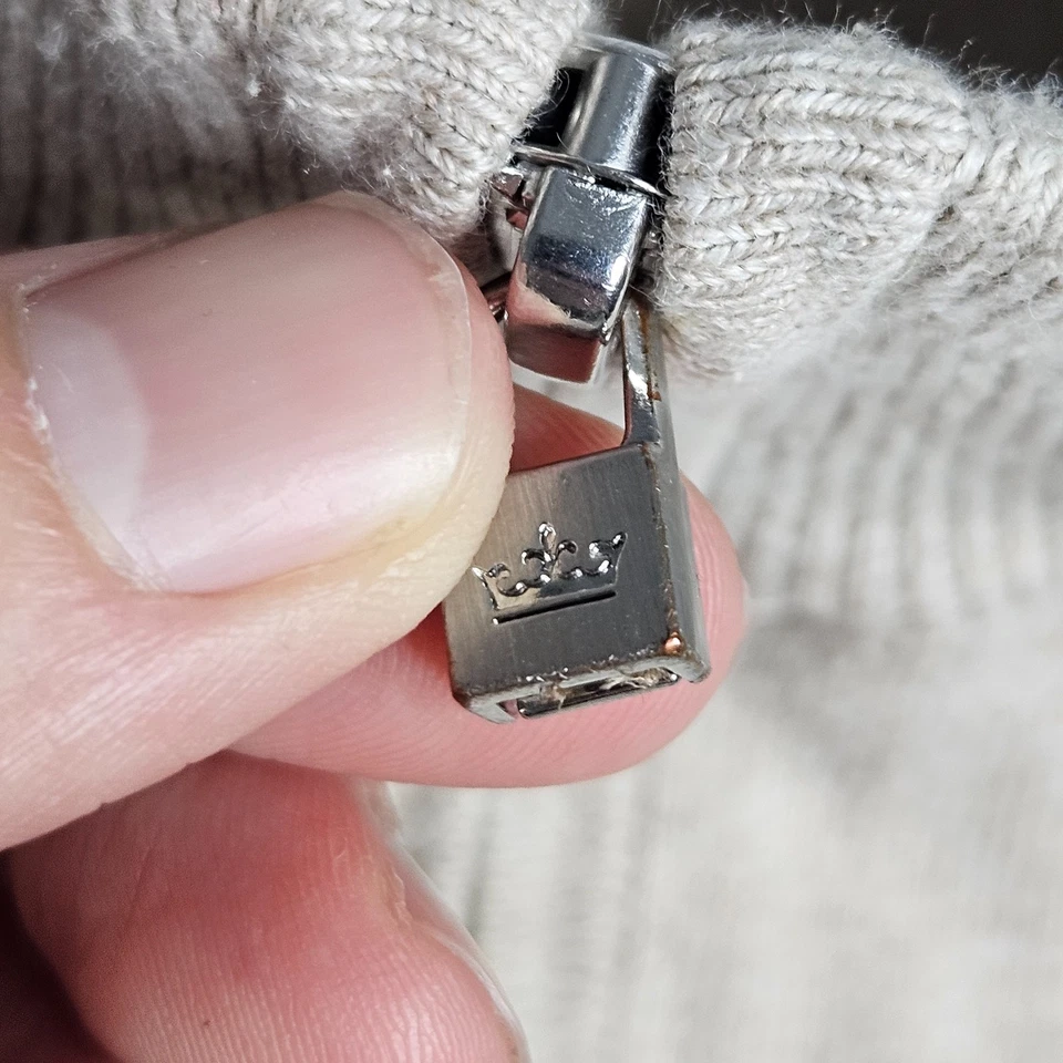 Мягкий свитер Peter Millar Crown мужской XXL желтовато-коричневый 1/4 на молнии хлопок нейлон шелк кашемир - Изображение 4 из 4