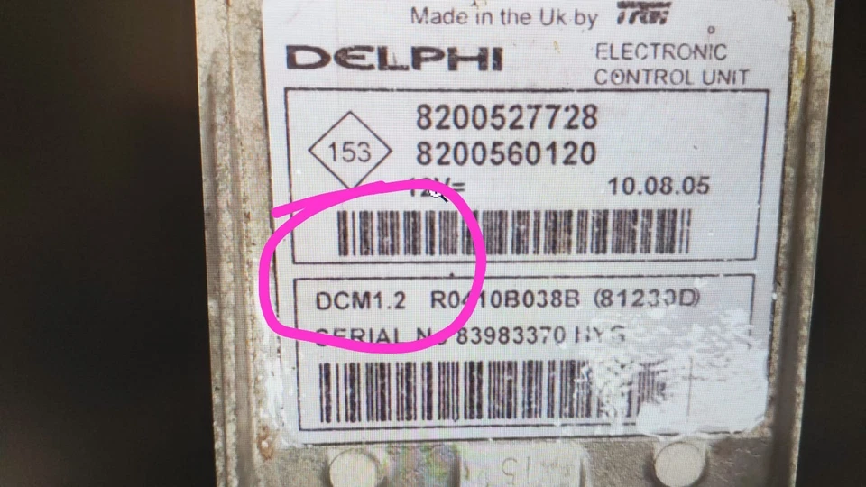 8200527728 Centralina motore DCM1.2 SUZUKI JIMNY 1.5DCI  R0410B038B - Immagine 4 di 4