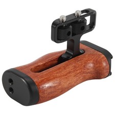 Camera Side Handle Grip for // DSLR Camera Cage Left Right Side Wooden2478