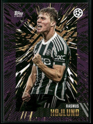 Rasmus Hojlund 2023-24 Topps Gold UEFA Club Competitions