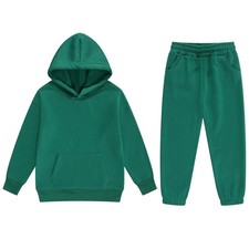 Boys 2 Pieces Sweatsuits Pullover Hoodie and Sweatpants Girls Fashion Tracksu...