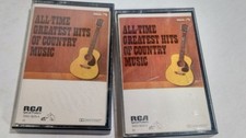 Various Artists All-Time Greatest Hits of Country Music Cassette 1986 RCA