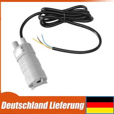 Tauchpumpe DC 12V Gerade Pumpe Förderhöhe Wohnwagen Camping Garten 600L/H