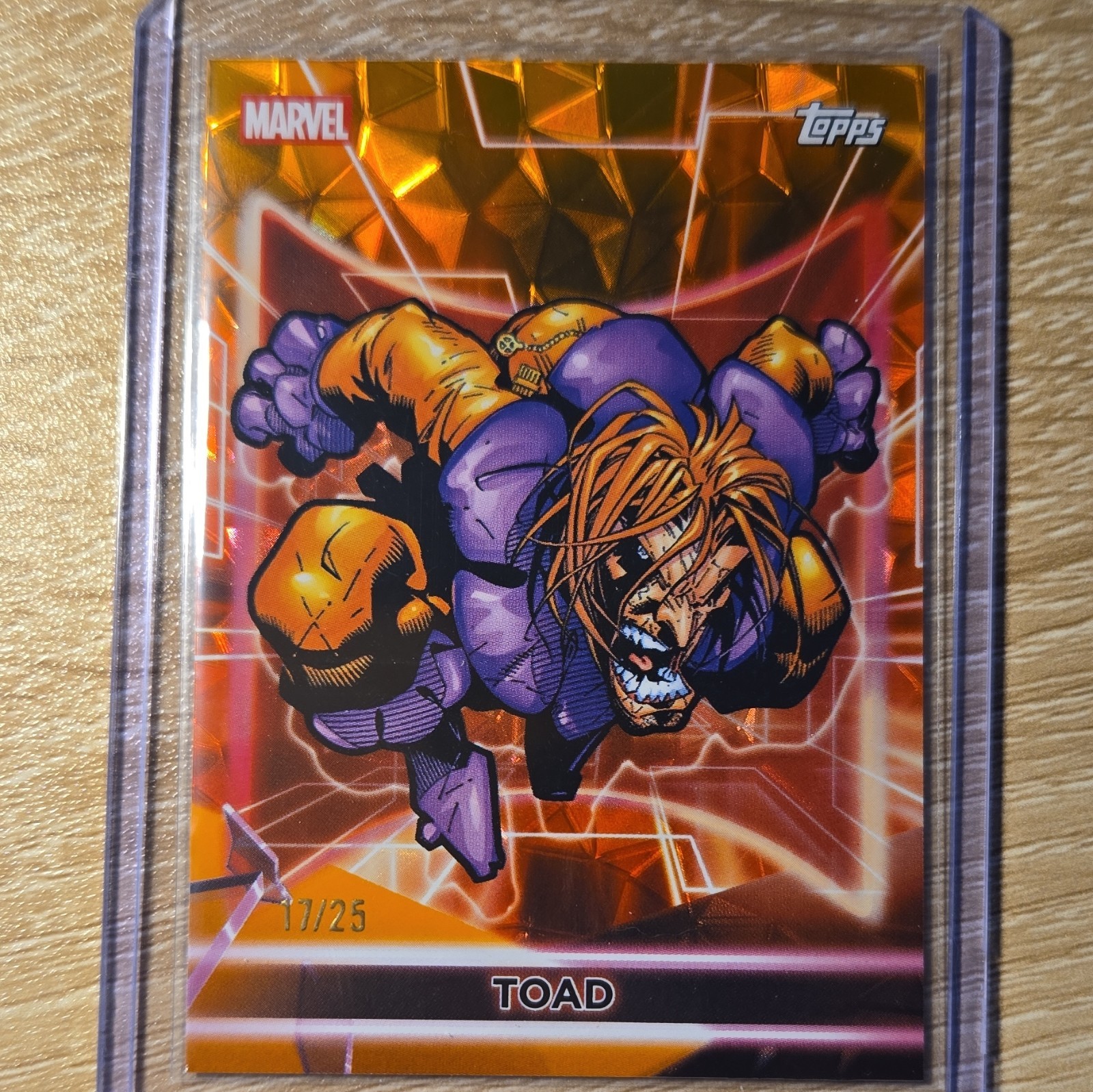 Topps 2026 Marvel Neon Toad #120 Serial Numbered 11/25