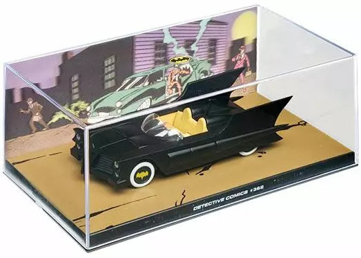 Batmobile Automobilia N°29 Réplique en Métal de Collection avec Boîtier Vitrine