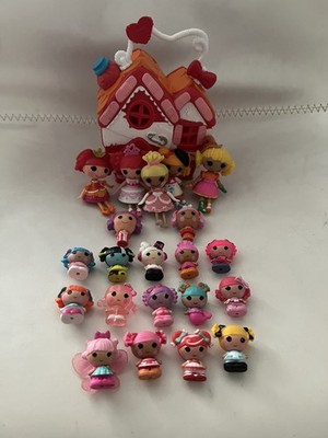 Lalaloopsy Tinies, Mini Dolls, and House Lot of Figures 