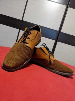 Men Bugatti Loafers Brown Leather 46 - Bild 1 von 4
