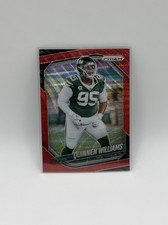 2025 Panini Prizm Quinnen Williams Red Wave /149 Prizm Sp New York jets 