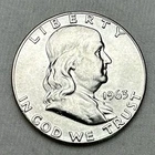 1963 P FRANKLIN HALF DOLLAR 90% SILVER BU