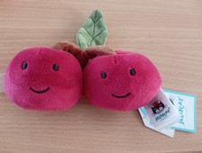Jellycat Retired And Rare  Fabulous Fruit Cherries New With Tags