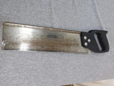 Vintage Stanley Back Saw Hand Saw Carpentry W...