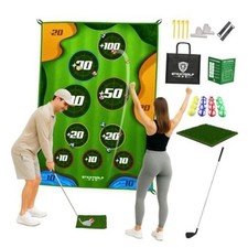 Golf Game for Adults Outdoor Indoor - Backyard Chipping StickyGolf with club 