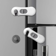 5-Pack Child Proof Refrigerator Lock with 3M Adhesive, Baby Child Safety Cab...