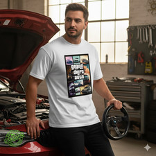T-Shirt Grand Drift Auto Parodie GTA – BMW M3 E30 E36 Drift Geschenk Größe S