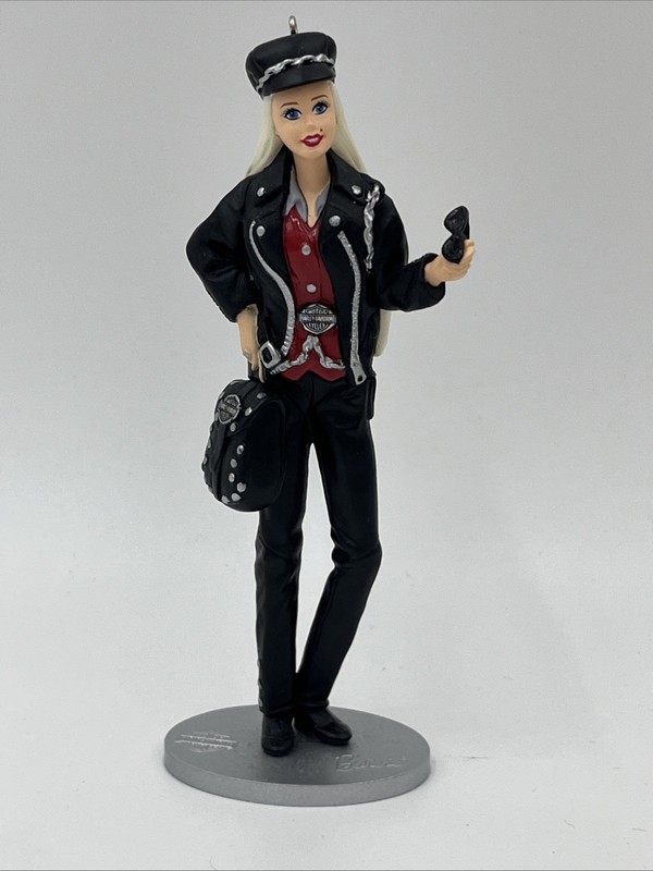 2000 Hallmark Keepsake Harley-Davidson Barbie Ornament GUC with box