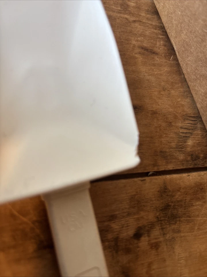 Pampered Chef Mix 'N Scraper Large Heavy Duty Silicone Spatula White USA - Image 3 of 4