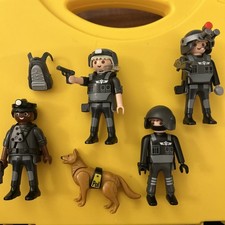 Playmobil City Action 5565 Police Tactical Swat Team & Dog Handler 