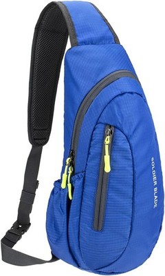 Sling Bag Brusttasche Rucksack Schultertasche Mini Crossover Blau Sport Damen