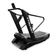 Tru Grit Runner Self-Powered Curved Manual Treadmill with Steel  Aluminum Frame