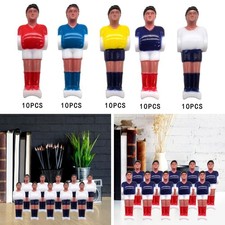 10 Pieces Foosball Men Replacement Football Players Parts Lightweight Compact