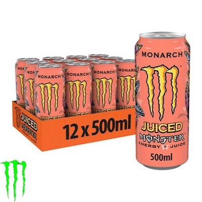 Monster Juiced Monarch (Papillon)  Energy Drink   12 x 500 ml. Cans