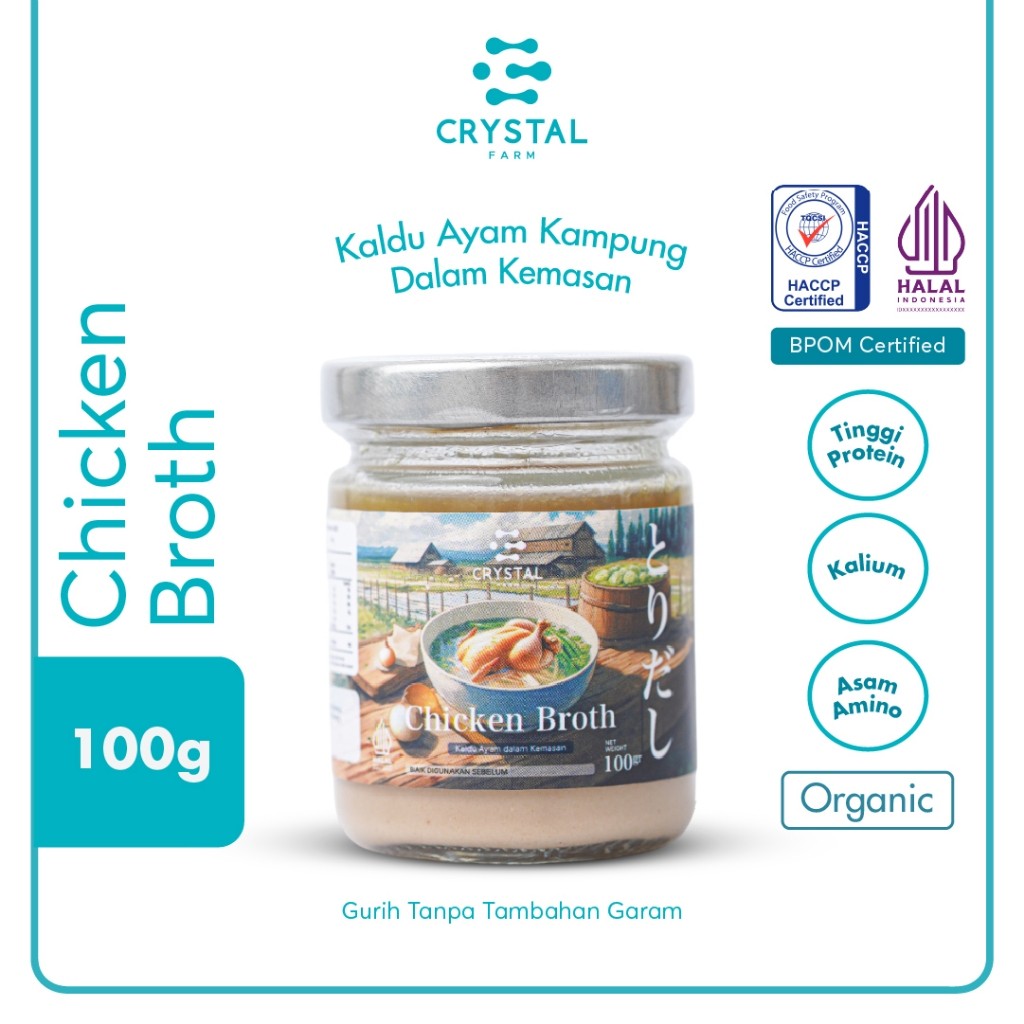 Caldo de pollo 100 g tarro natural hueso de pollo stock para sopas MPASI