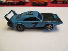 VINTAGE AFX BLUE DODGE CHARGER DAYTONA 7 SLOT CAR