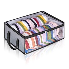AOODA Hat Storage for Baseball Caps, Large Holds up to 40 Caps Wide 5, Clear
