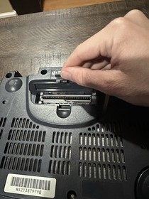 Black Nintendo 64 N64 System W/Hookups & 1 Green Controller Tested/Works