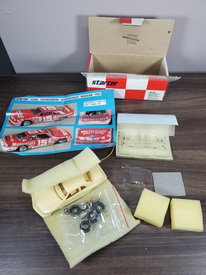 #ad Starter Resin Model Unbuilt Kit 1:43 Ford Thunderbird Motorcraft Nascar 1987 NOS $39.99