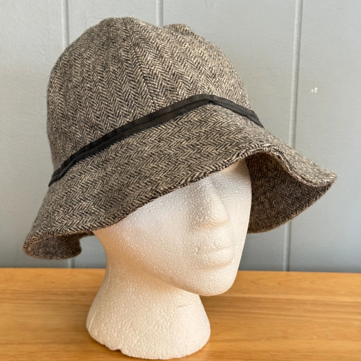 VTG Y2K Coach Bright Pink Bucket Hat Wool Blend Leather Trim / Women\'s Small P/S Coach Wool Blend Bucket Hats for Women for sale | eBay main image 2