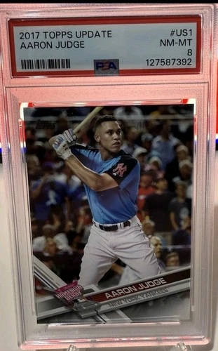 2017 Topps Update Aaron Judge #US1 Graded PSA 8 Rookie Baseball Card