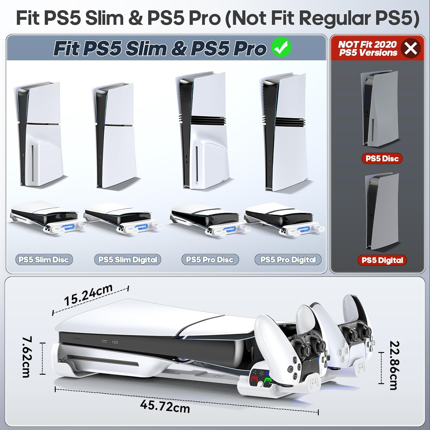 Testato: Supporto PS5 Slim/Pro con Ventole e Caricatore Controller - 2