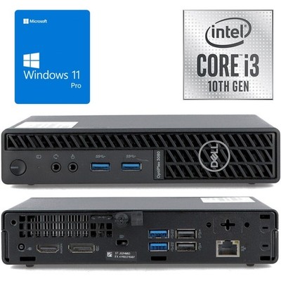 Mini PC Dell OptiPlex 3080 Micro 8GB 128GB NVMe SSD Intel Core- i3 Win11 Pro