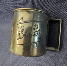 Vintage 1881 Rogers Silverplate Baby Cup Mug Engraved "Baby"