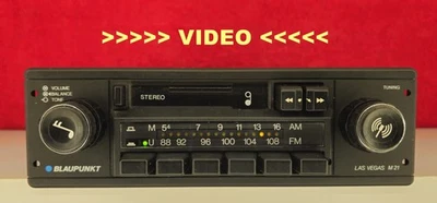 Autoradio Blaupunkt Las Vegas M21 für US Porsche 911 928 944 Audi 4000 5000 VW - Bild 1 von 4