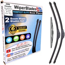 For 2006 Chrysler Town And Country Wiper Blades W2yr Warr Set3 Wrear Wipers