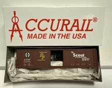Accurail HO Scale ATSF Santa Fe 50' AAR Steel Box Car Kit #11078